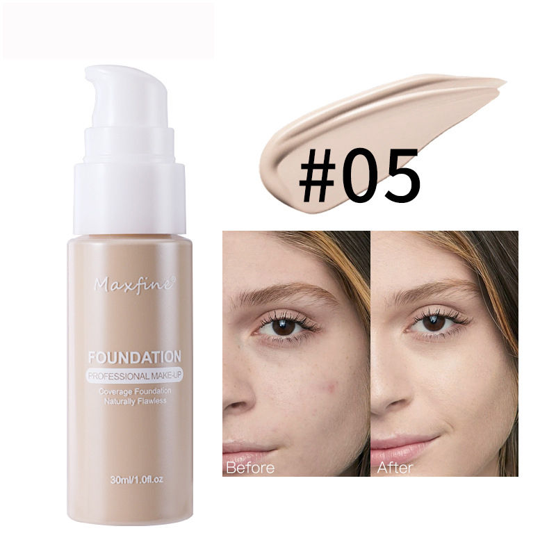 Thumbnail: Liquid Foundation Effective Concealer Waterproof Sweat-resistant Makeup Professi