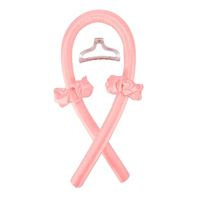 Thumbnail: Heatless Curling Rod Headband No Heat Silk Curls Ribbon Hair Rollers Sleeping So