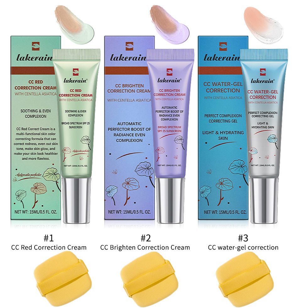 Thumbnail: 3pcs CC Cream Color Changing Liquid Foundation Centella Korean High Coverage Fou