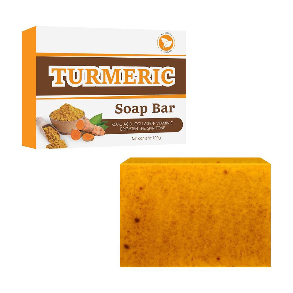 Thumbnail: Turmeric Soap Face Cleansing Anti Acne Whitening Skin Lightening Face Remove Pim