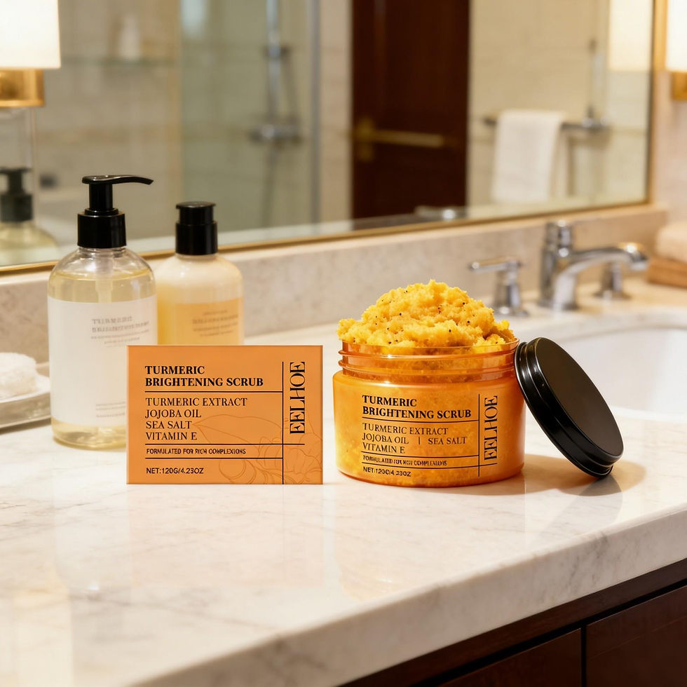 Thumbnail: EELHOE Turmeric Scrub Lighten Skin Brightening Products Full Body Cleaning Dead 