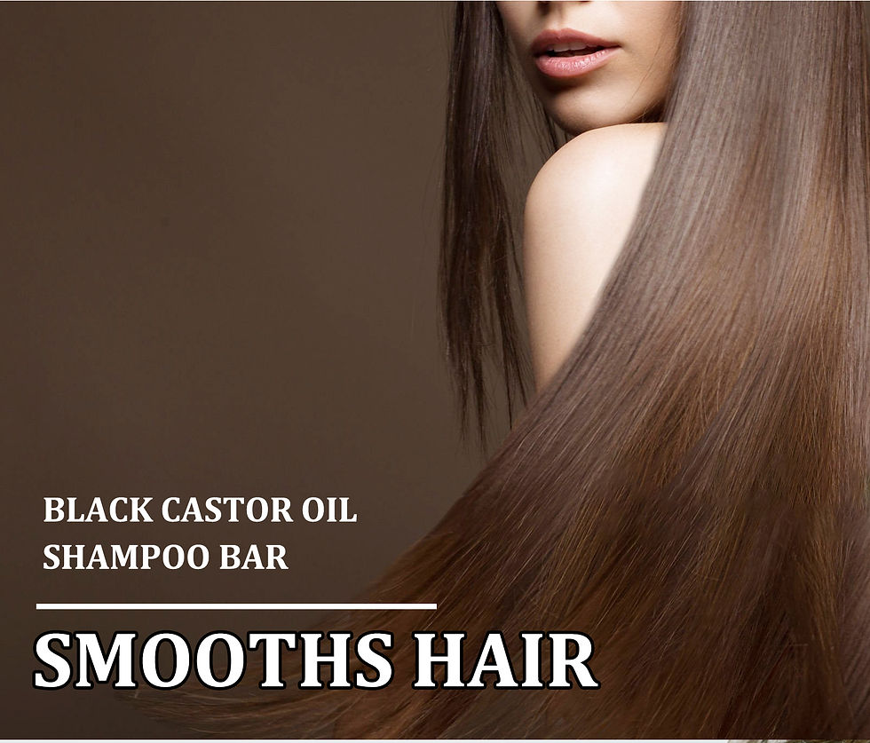 Thumbnail: 60g Black Castor Shampoo Bar 2-in-1 Shampoo and Conditioner, made with castor ex