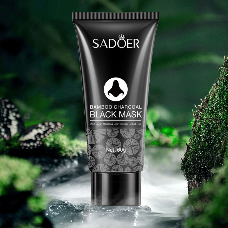 Thumbnail: Blackhead Remover Mask Bamboo Charcoal Shrink Pores Acne Black Head Removal Crea