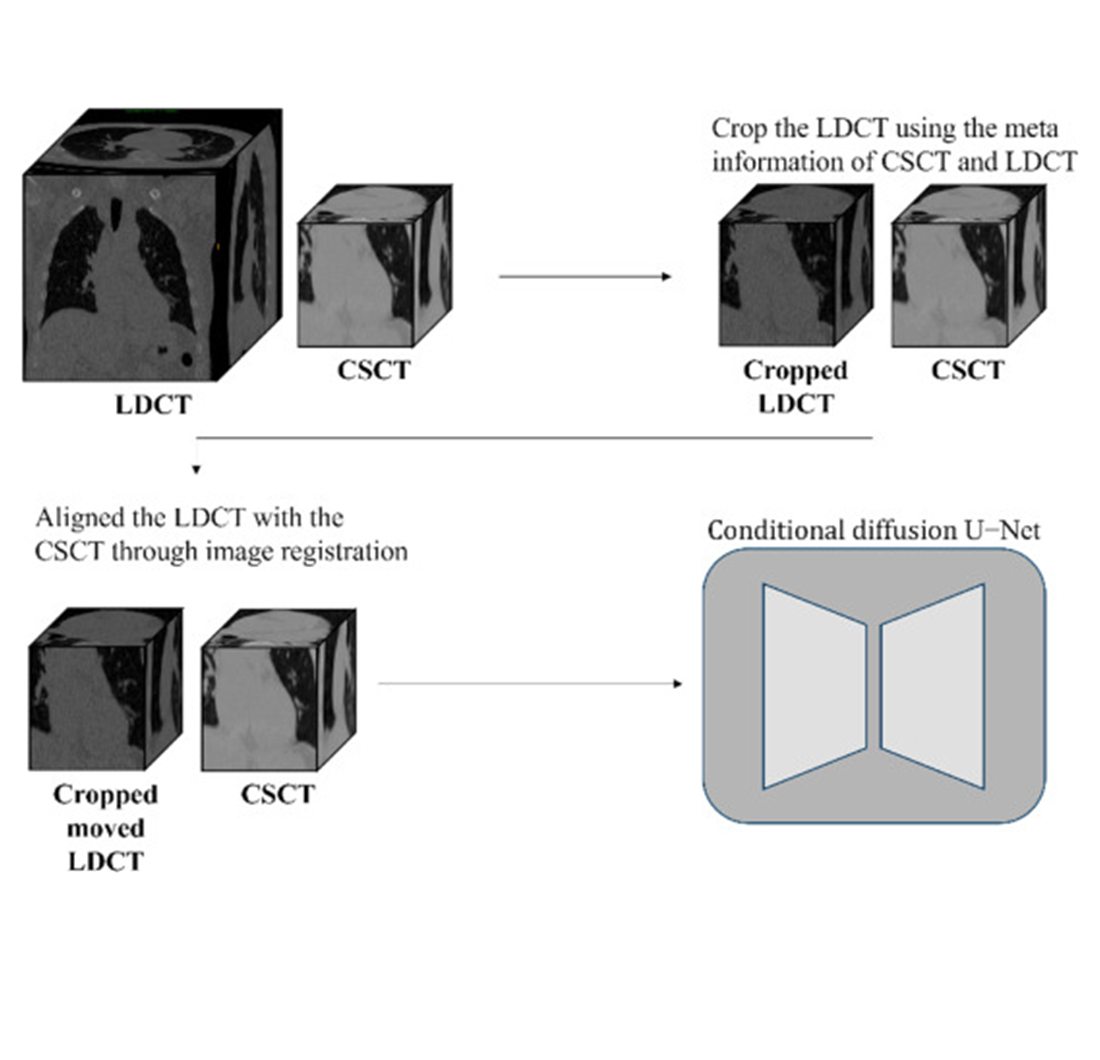 Diffusion-based image translation model from low-dose chest CT to calcium scoring CT with random point sampling