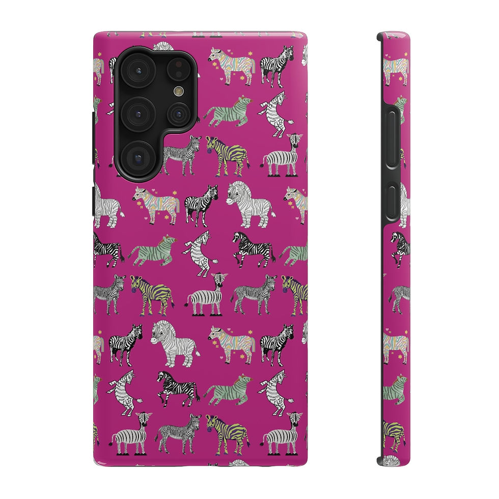 Thumbnail: Impact-Resistant Cases, zebras, pink