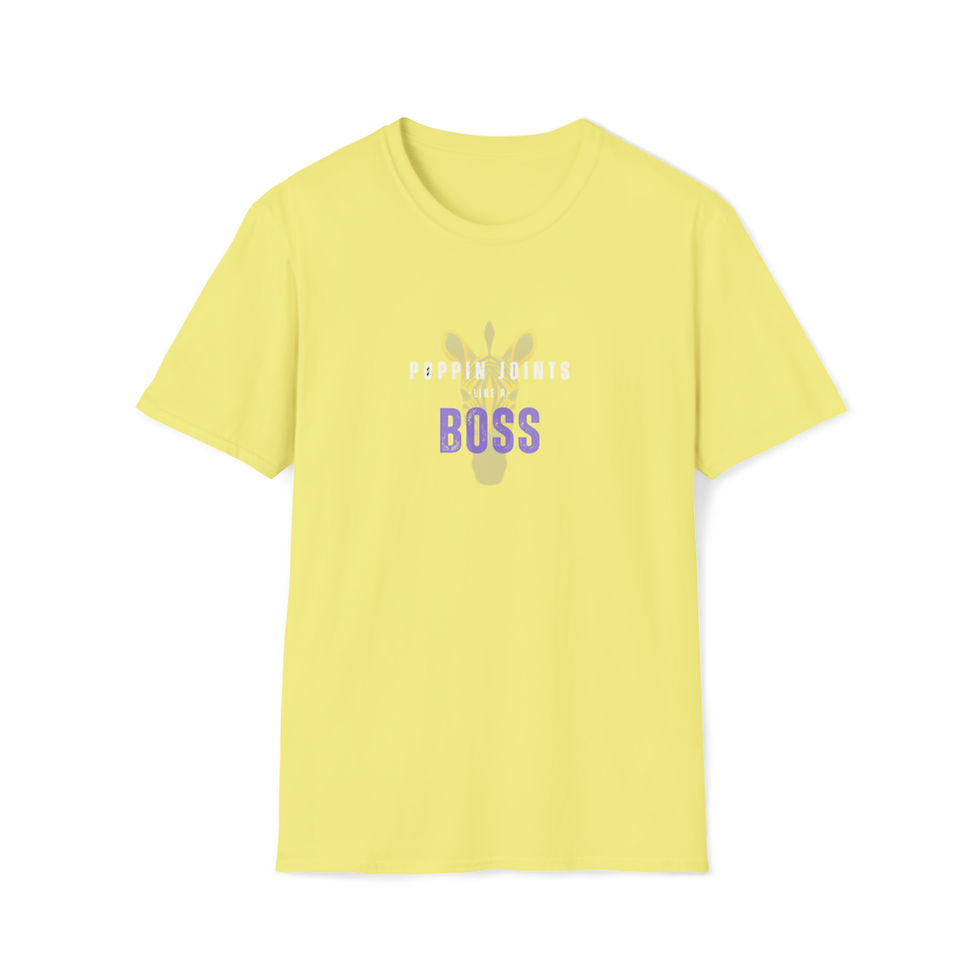 Thumbnail: Poppin joints like a boss-Unisex Softstyle T-Shirt