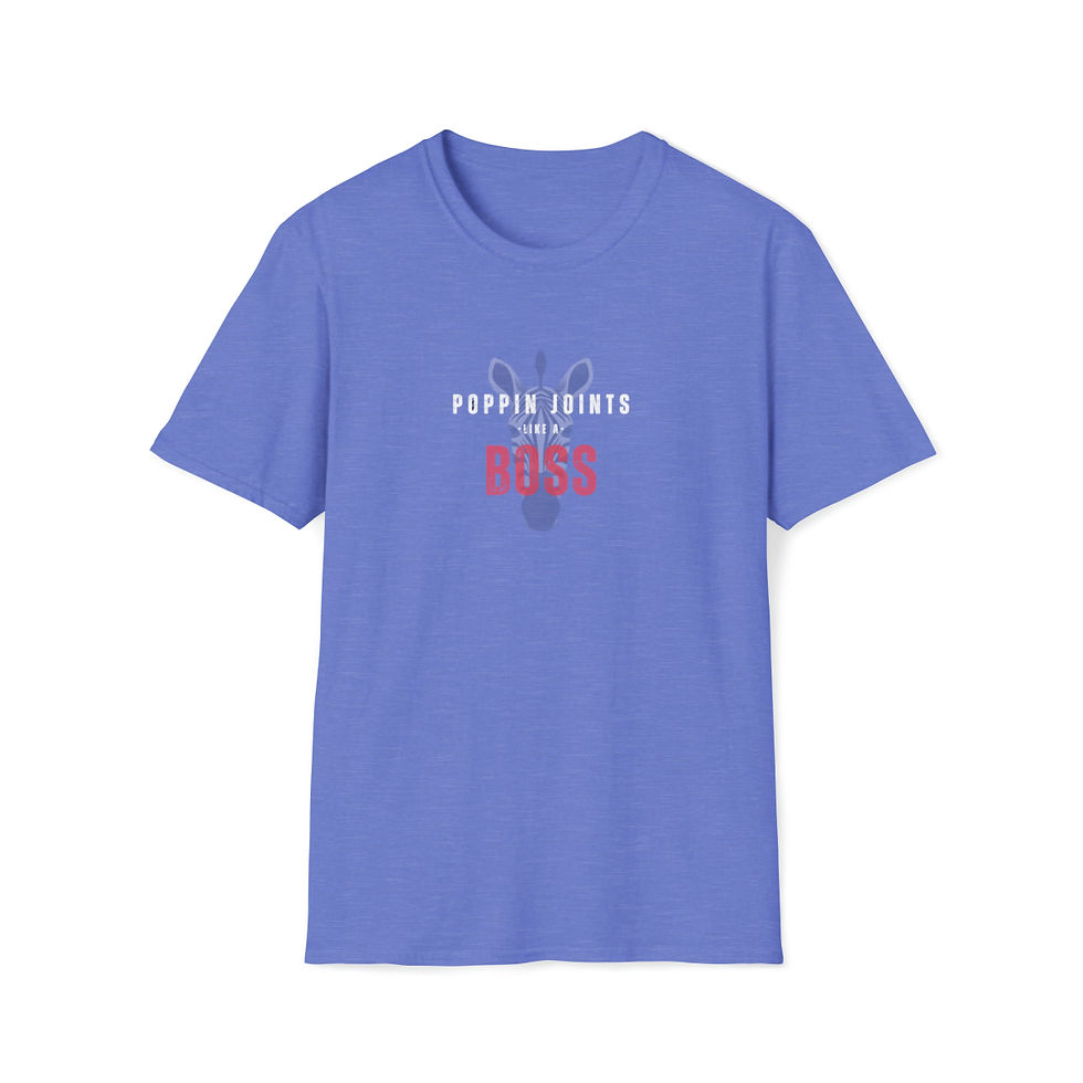 Thumbnail: Poppin joints like a boss-red- Unisex Softstyle T-Shirt