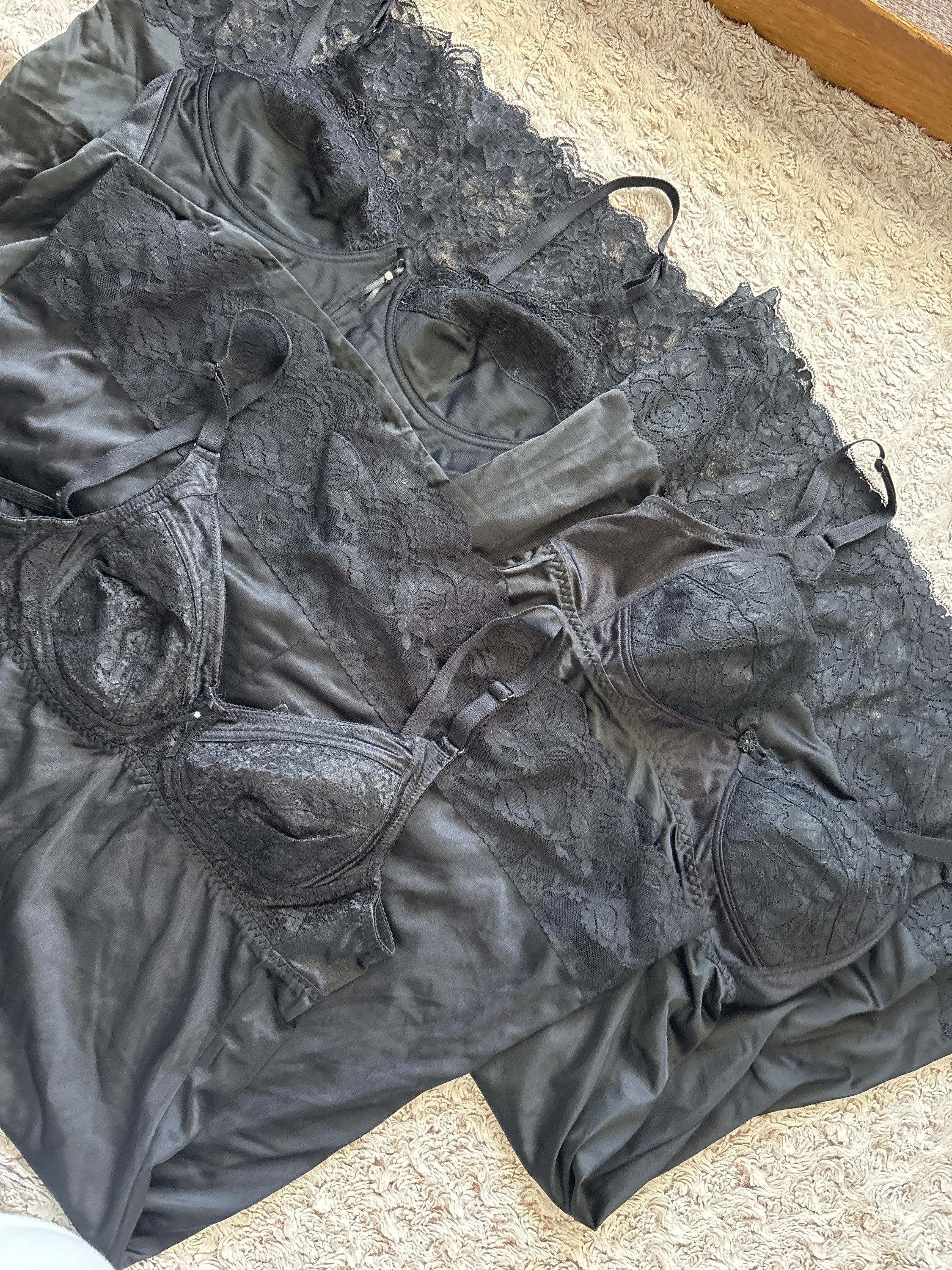 BZ@92 大人ブラック　プラスリップ　3枚セット　日本製など　A75 