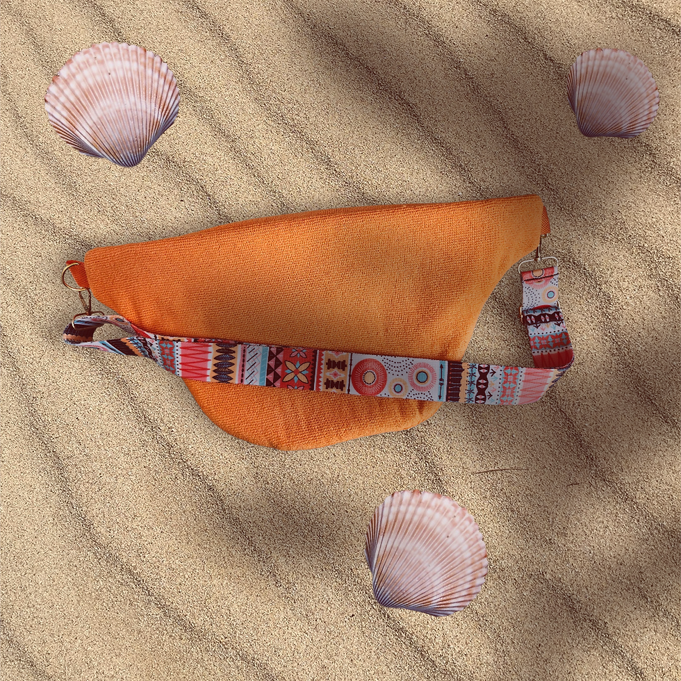 Miniature : Sac Banane "Summer orange ".