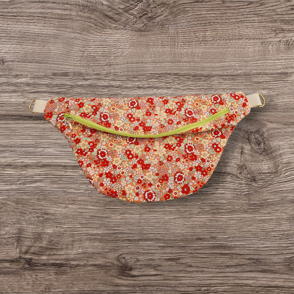 Miniature : Sac Banane Liberty orange.