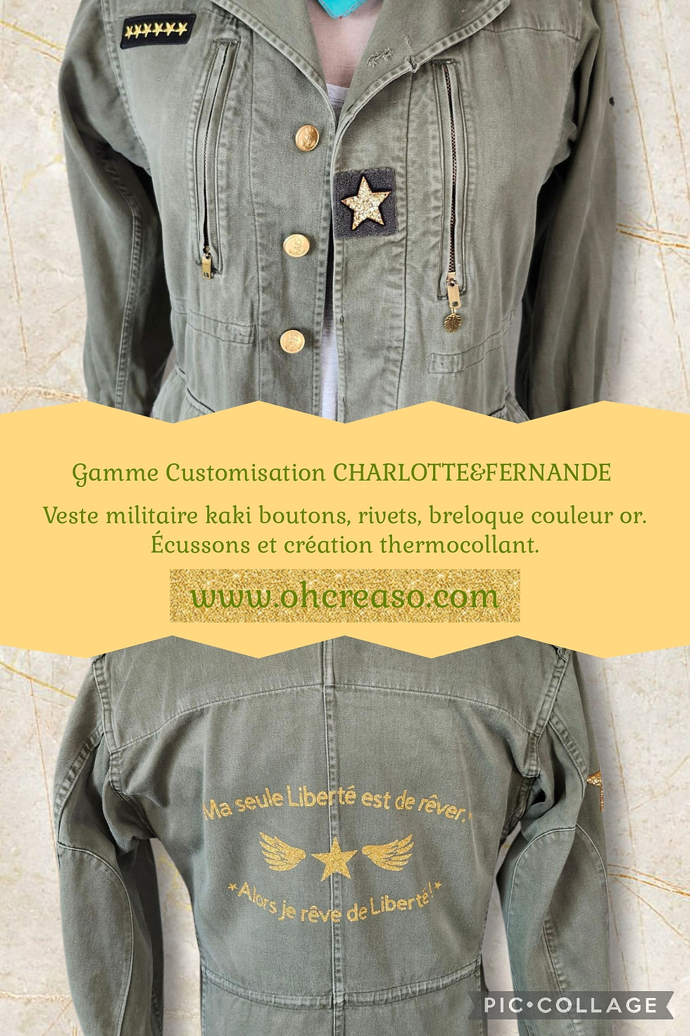 Miniature : Veste militaire Liberté.