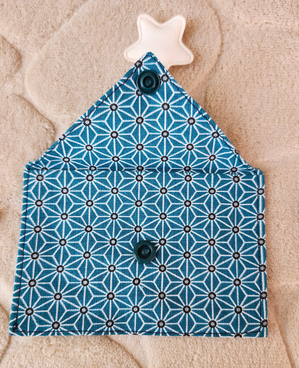Miniature : Porte carte tissu.