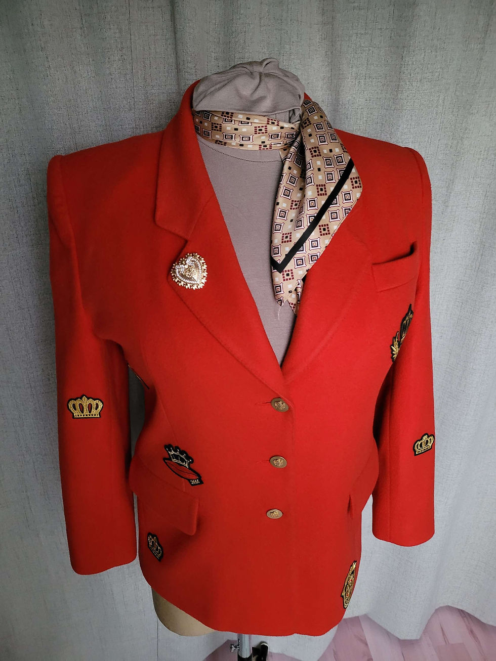 Miniature : Veste british rouge