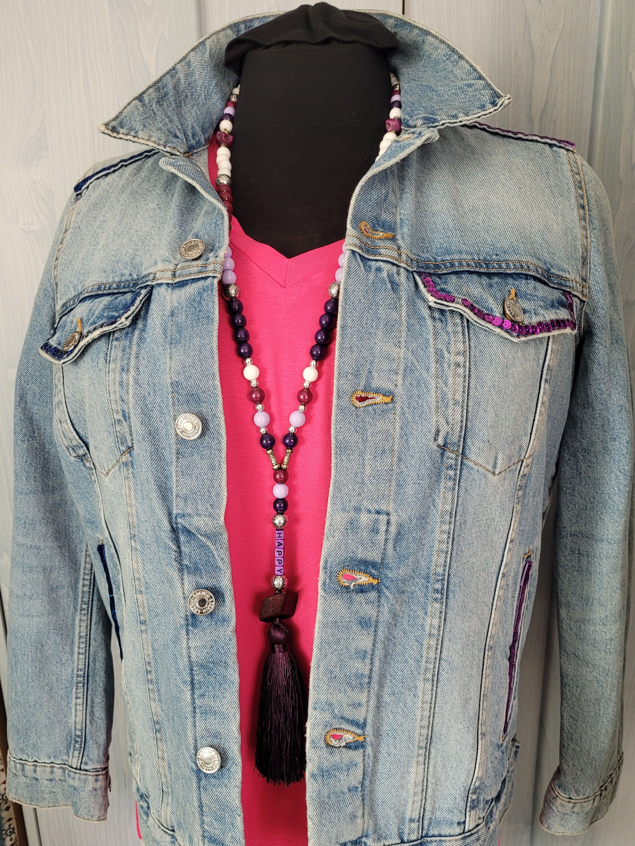 Veste jeans délavée SMOKING MONKEY