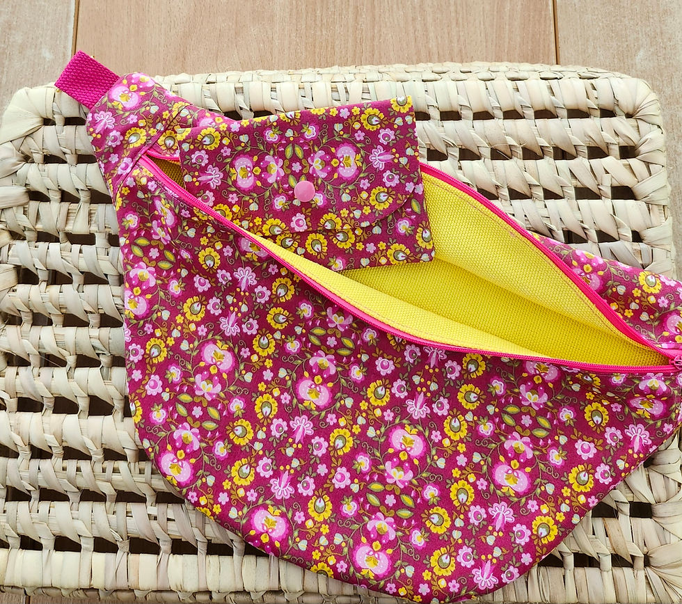 Miniature : Sac Banane Liberty rose