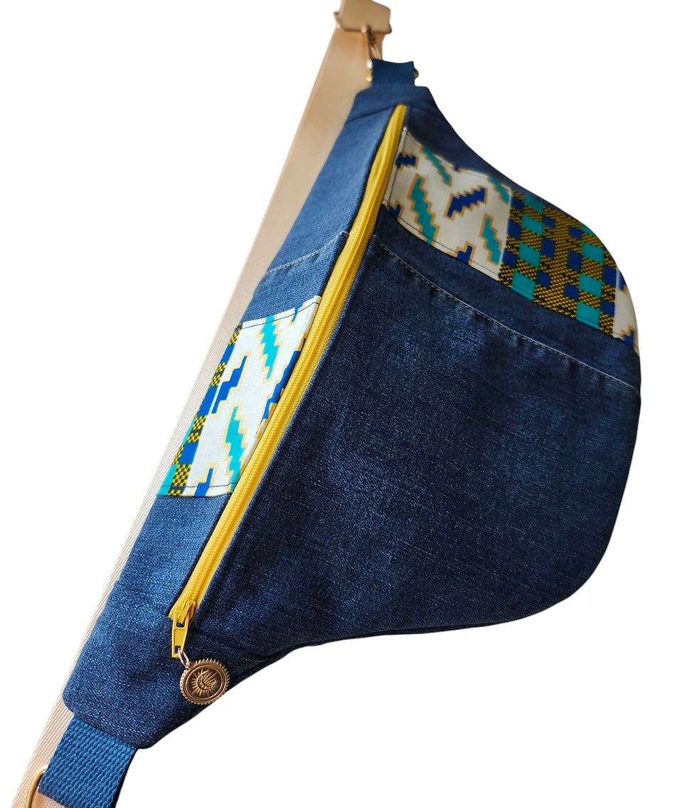 Miniature : Sac Banane Jean's et Wax.