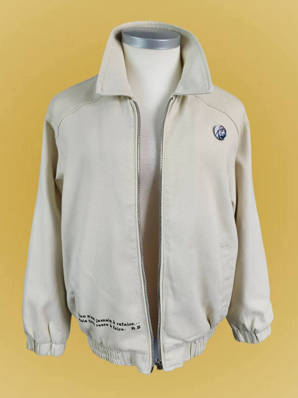 Miniature : Blouson toile Customisation collection ICÔNE Brigitte Bardot n°1