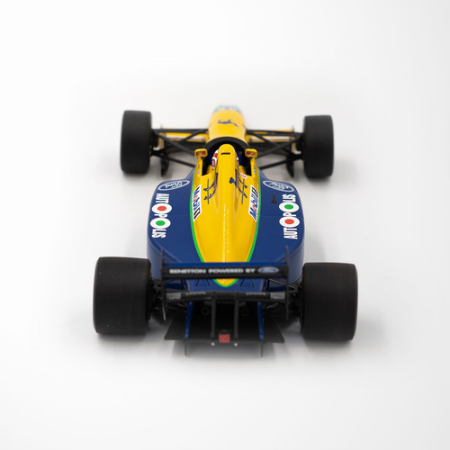 Miniatura Nelson Piquet Benetton B191 - 1991 1:18 Autografada
