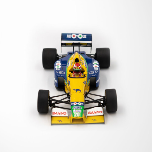 Miniatura Nelson Piquet Benetton B191 - 1991 1:18 Autografada