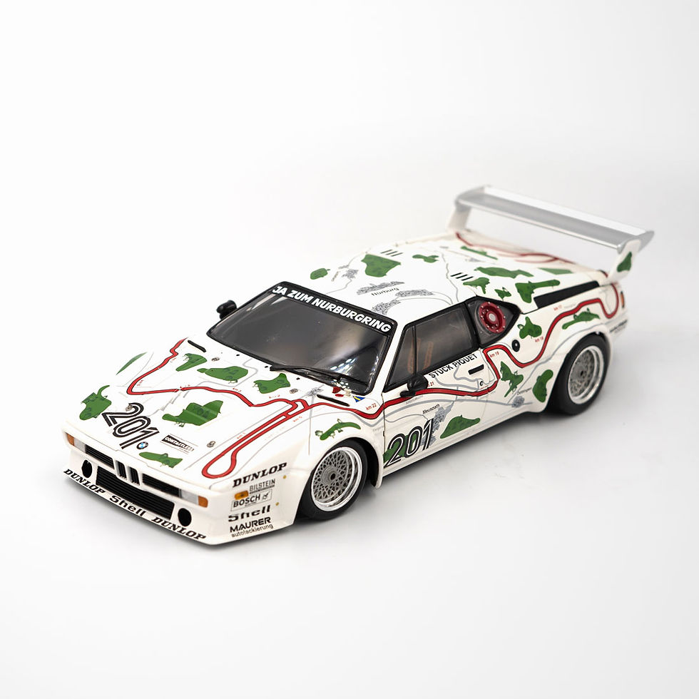Miniatura BMW M1 1000km de Nurburgring 1980 - 1º lugar Piquet/Stuck 1:18