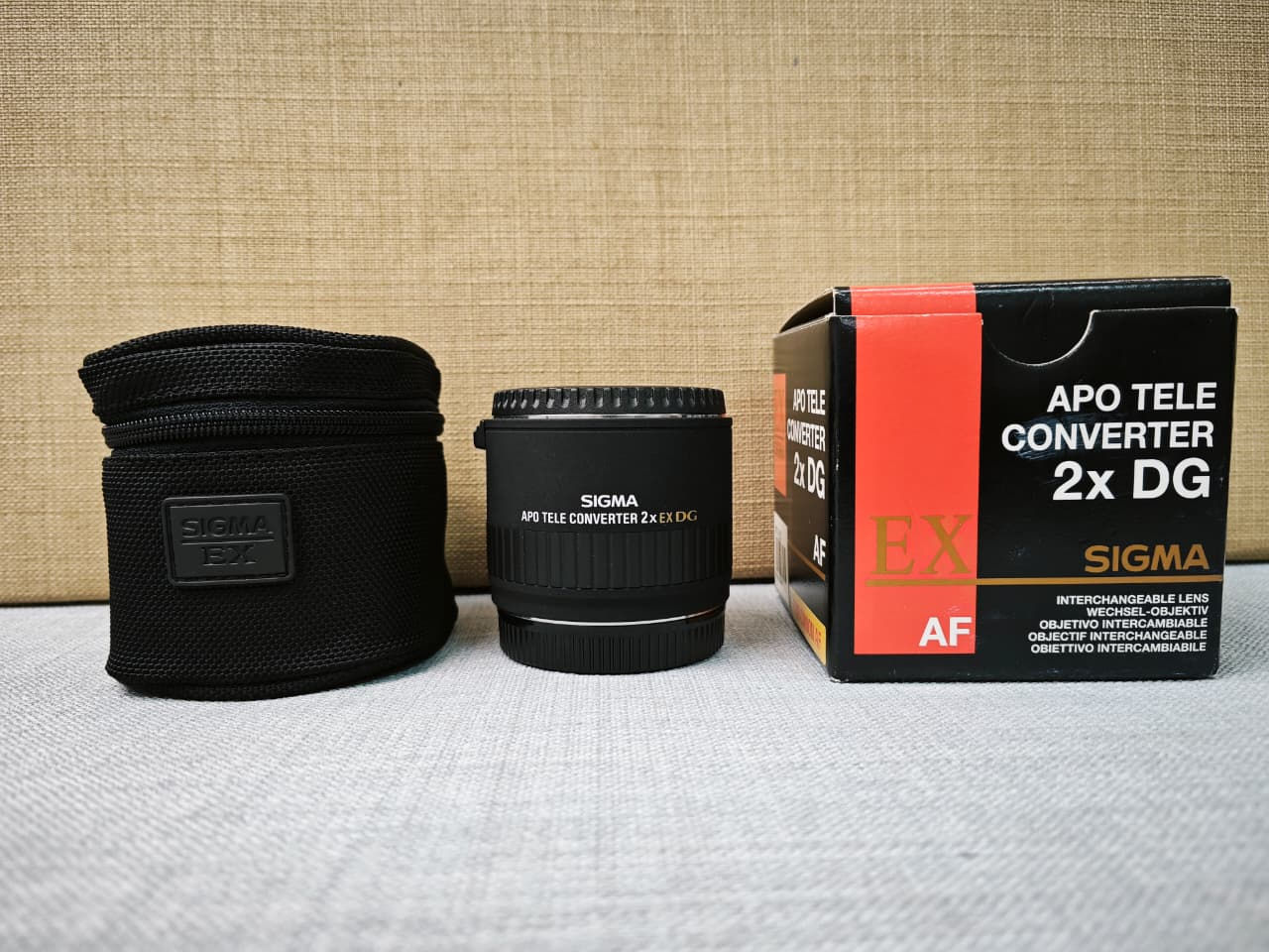 Sigma APO Tele Converter 2x EX DG AF for Canon EF Mount with Original Box & Sigma EX Pouch