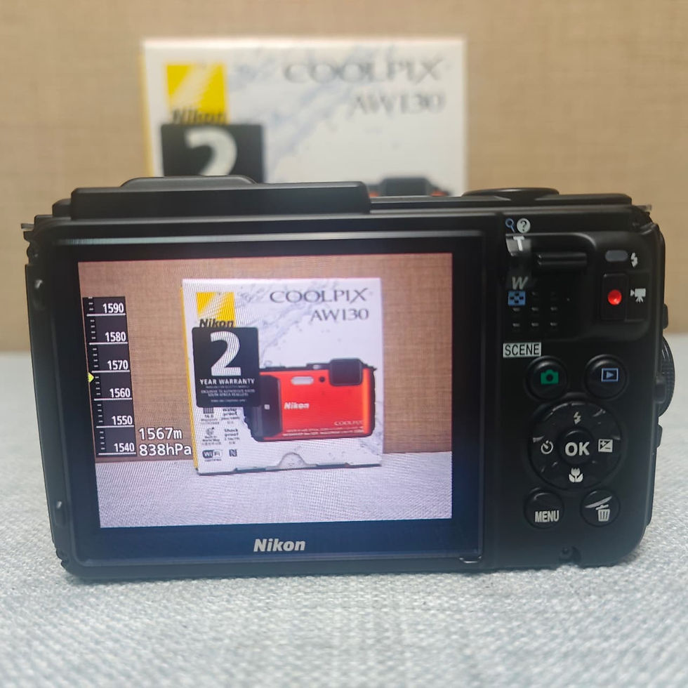 Nikon COOLPIX AW130 Waterproof Camera – Rugged GPS WiFi Red (Excellent Condition)