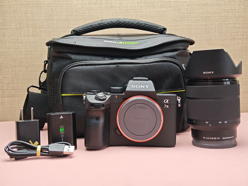 Sony Alpha 7 III + FE 28-70mm OSS Lens – Only 1,530 Shutter Count