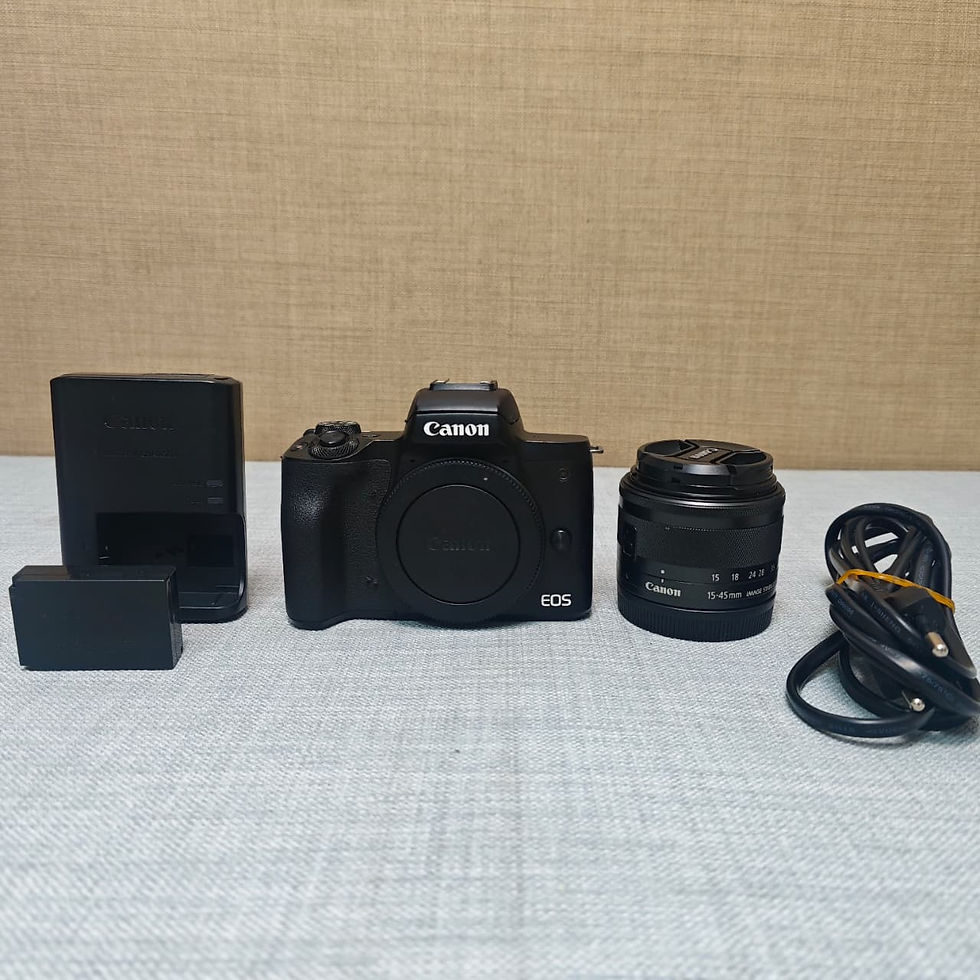 Canon EOS M50 Mark II Mirrorless Camera + 15-45mm IS STM Lens Kit | 4K