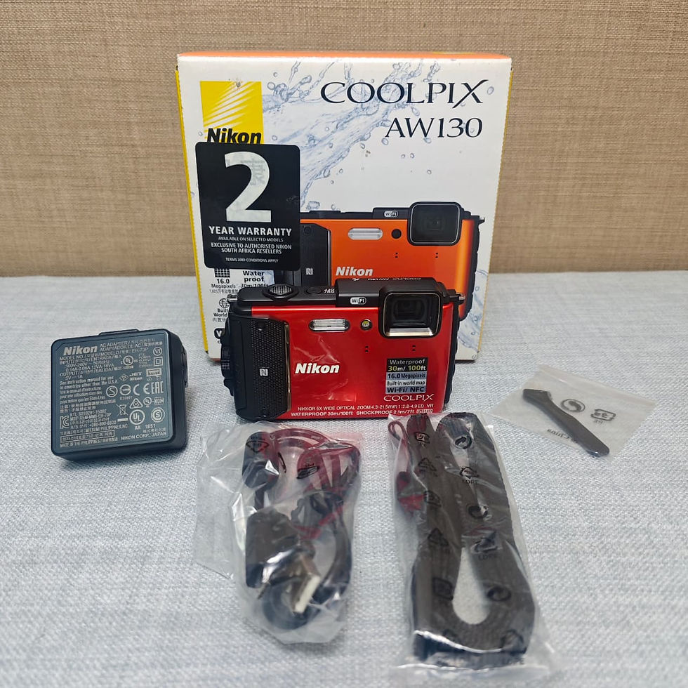 Nikon COOLPIX AW130 Waterproof Camera – Rugged GPS WiFi Red (Excellent Condition)