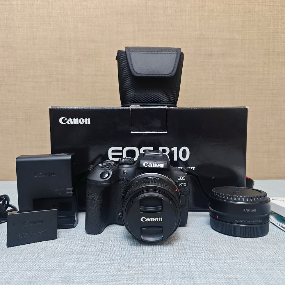 Canon EOS R10 Mirrorless Camera Bundle – RF-S 18-45mm IS + EF Adapter