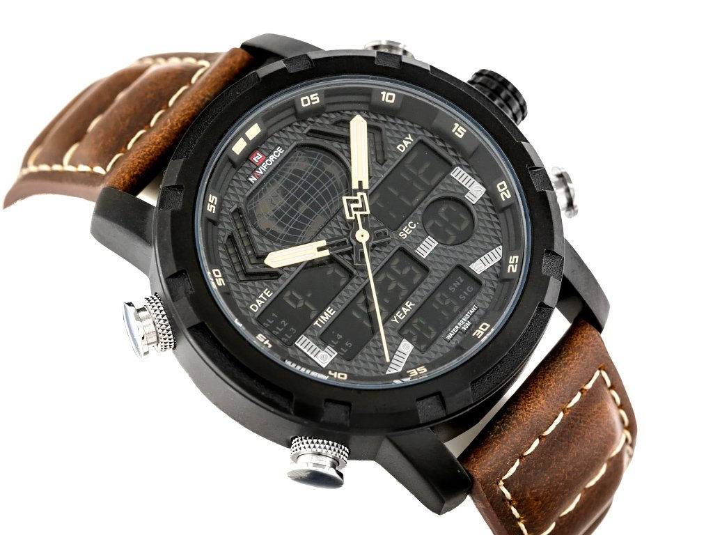 RELOJ NAVIFORCE NF9160 CUERO LEGITIMO HOMBRE