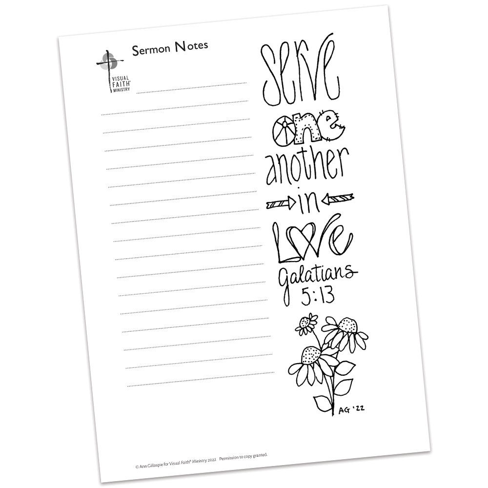 Sermon Notes HS Galatians 5:13 - 5.5x8.5