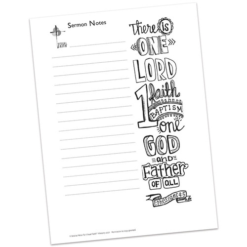 Sermon Notes Hs Ephesians 4 5 Visual Faith Min