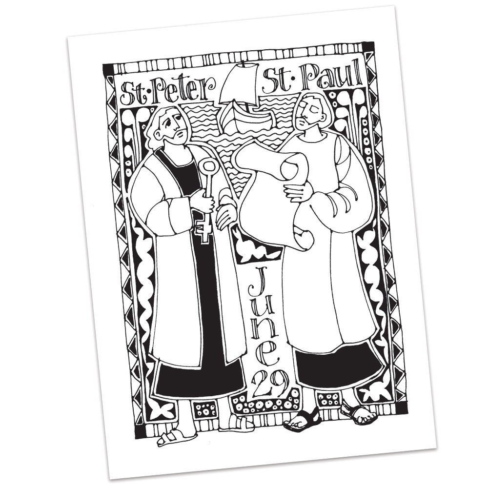 St. Peter & St. Paul by Sally Beck