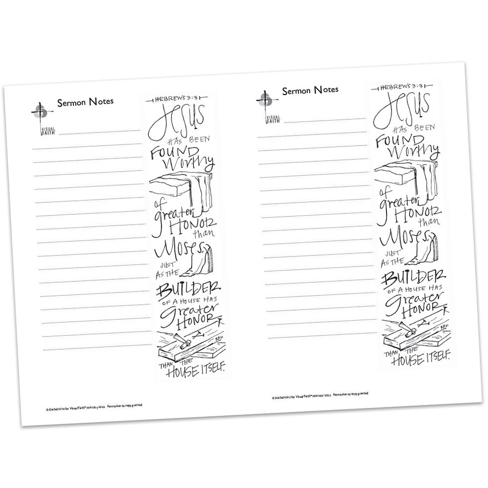 Sermon Notes - Hebrews 3:3