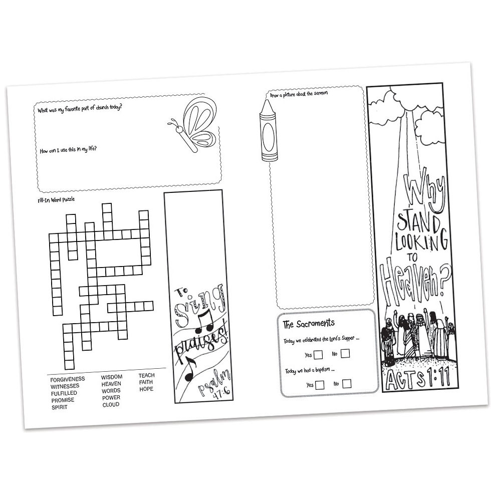 Thumbnail: Children's Bulletin - Acts 1:11