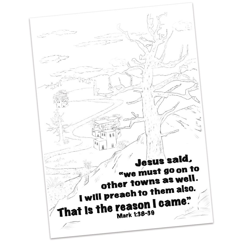 Mark 1:38-39 by Jennifer Barbe