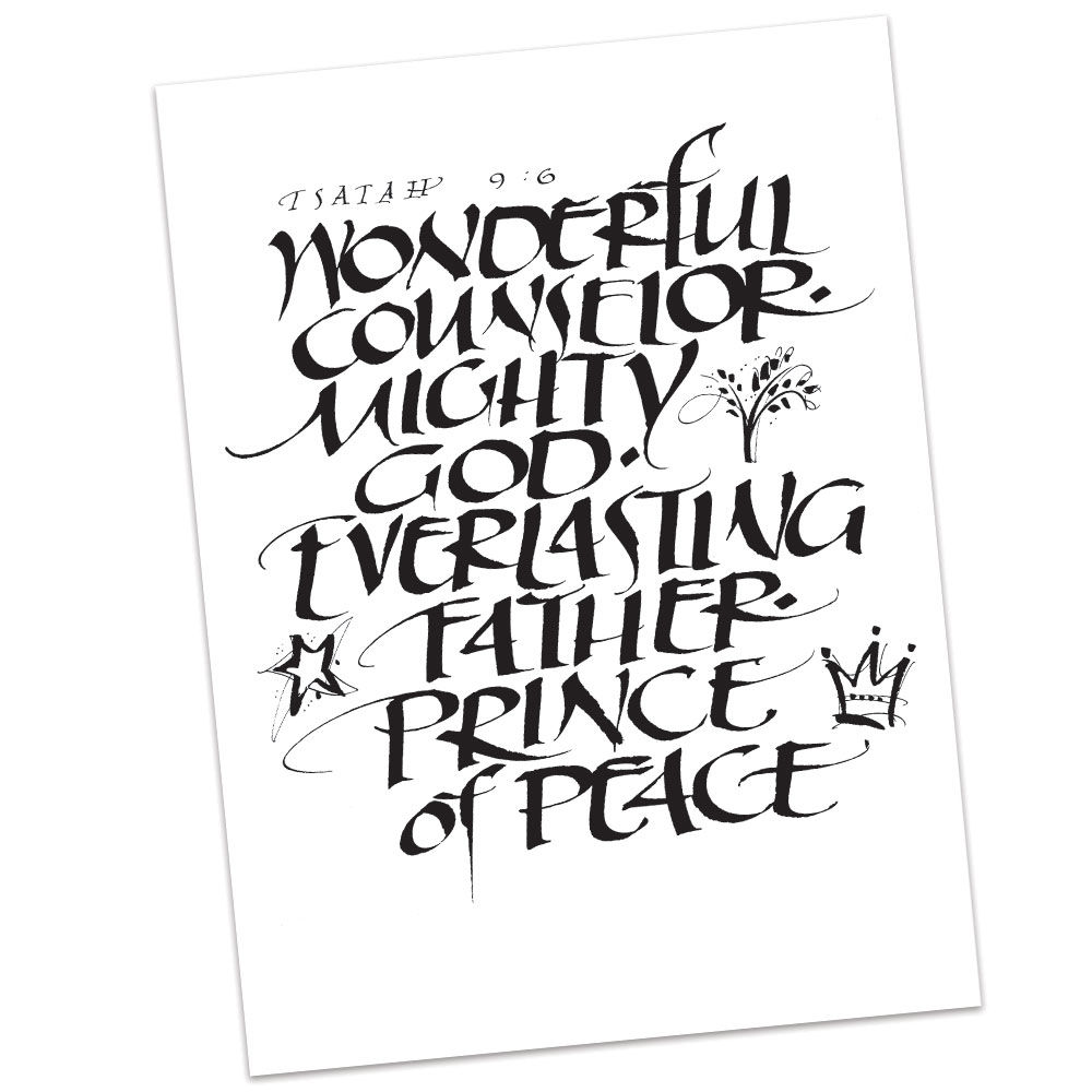 Isaiah 9:6 (vs2) by Sally Beck