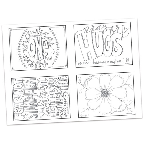 Prayer Postcards Set 4 by Pat Maier | Visual Faith Min