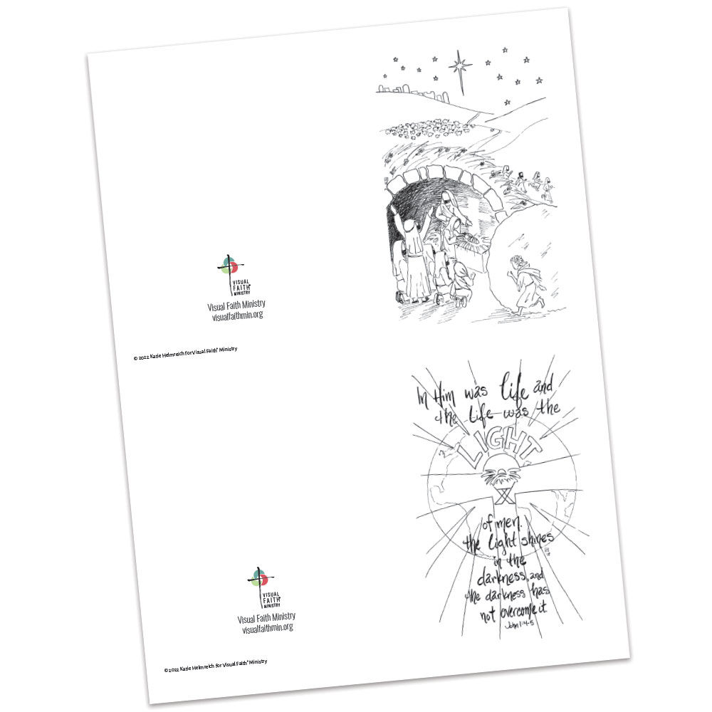 Christmas Cards Set 8 by Katie Helmreich