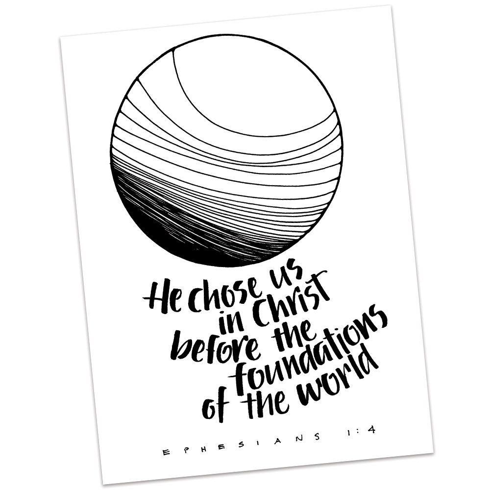 Ephesians 1:4 by Sally Beck