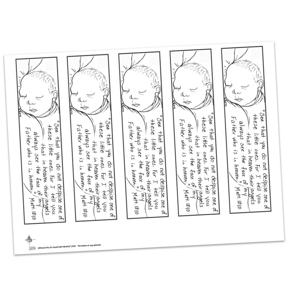 Matthew 18:10 Bible Margin by Kristen Fittje