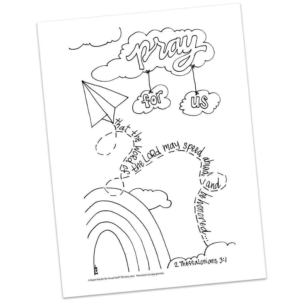 2 Thessalonians 3:1 HS by Karen Hunter