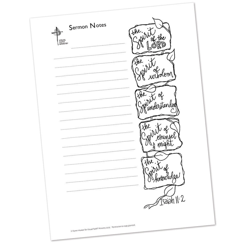 Isaiah 11:2 Sermon Notes HS - 5.5x8.5