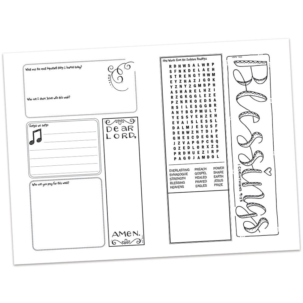 Thumbnail: Children's Bulletin - 1 Corinthians 9:23