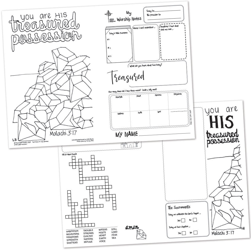 Malachi 3:17 Children's Bulletin