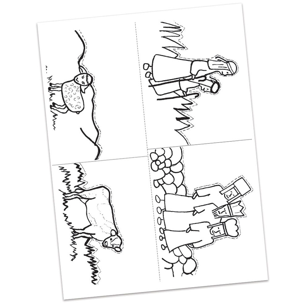 Thumbnail: Christmas Nativity Set by Faye Krans