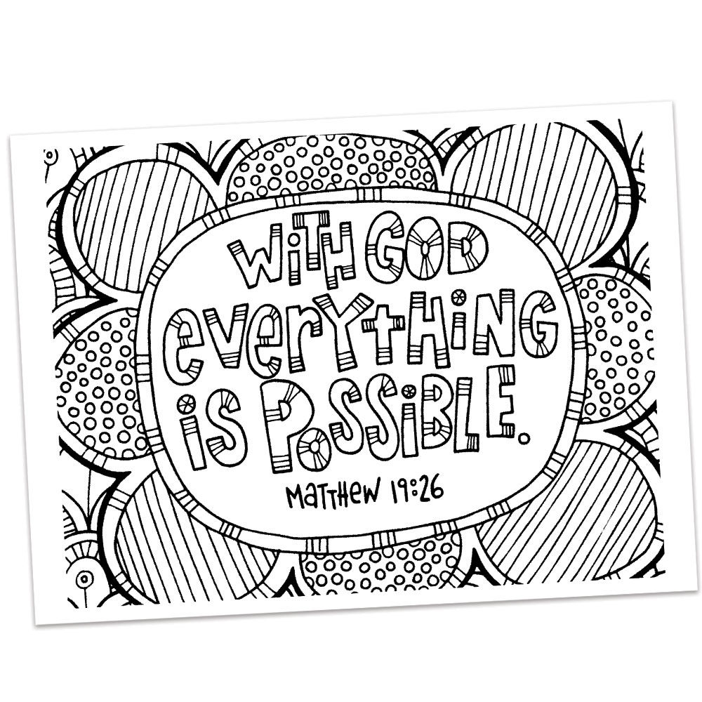 Matthew 19:26 by Belinda Bost