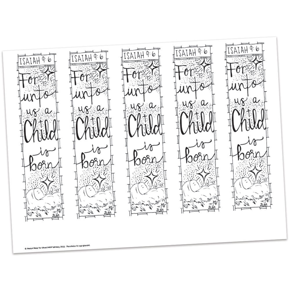 Isaiah 9:6 Bible Margin by Jessica Meier