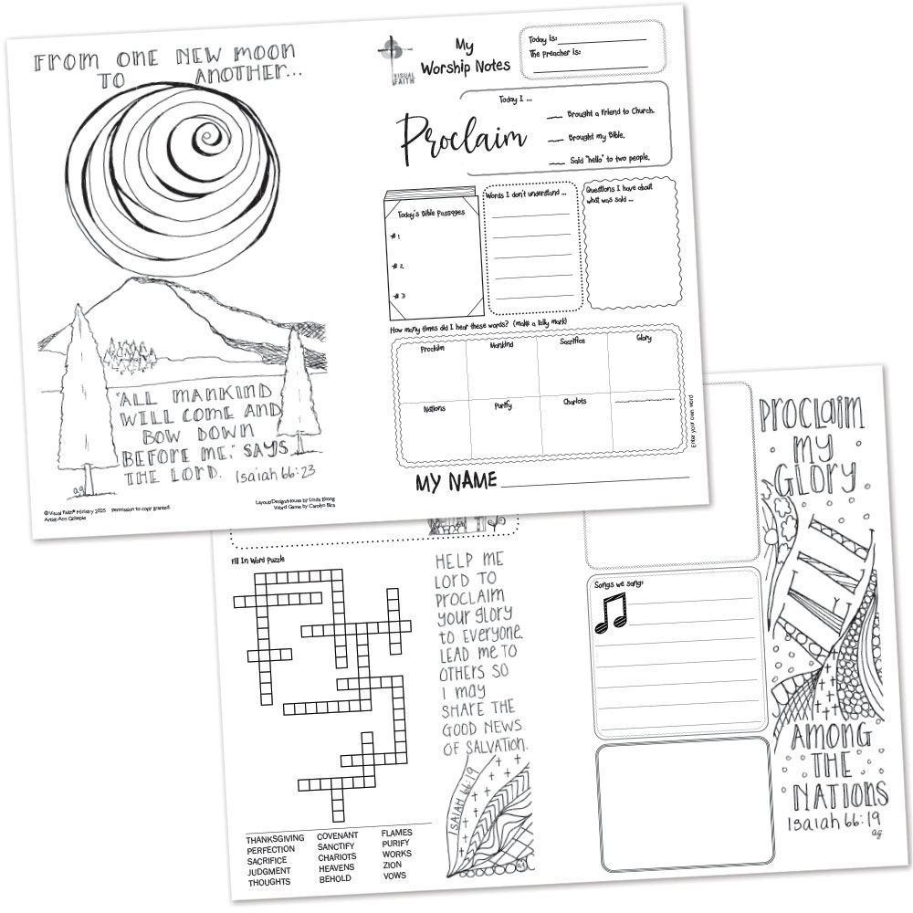 Isaiah 66:19 Children's Bulletin